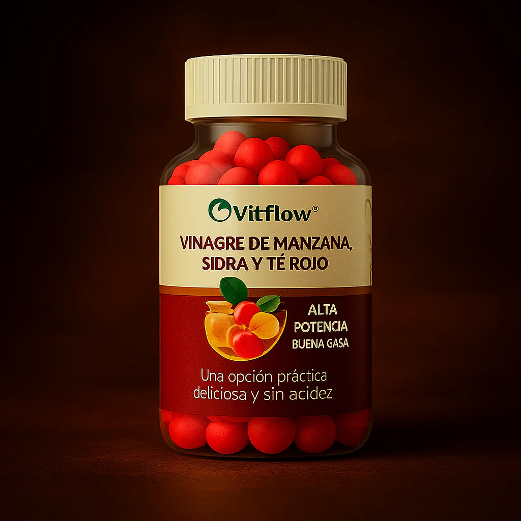 SlimGummies - Gomitas de Vinagre de Manzana con Té Rojo y Probióticos