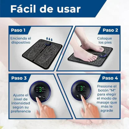 Tapete Masajeador de Pies Electroestimulador 👣👟 - Relajación Instantánea 💆‍♀️