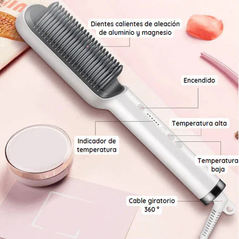 Cepillo Alisador Cerámico 2 en 1 - 50% OFF