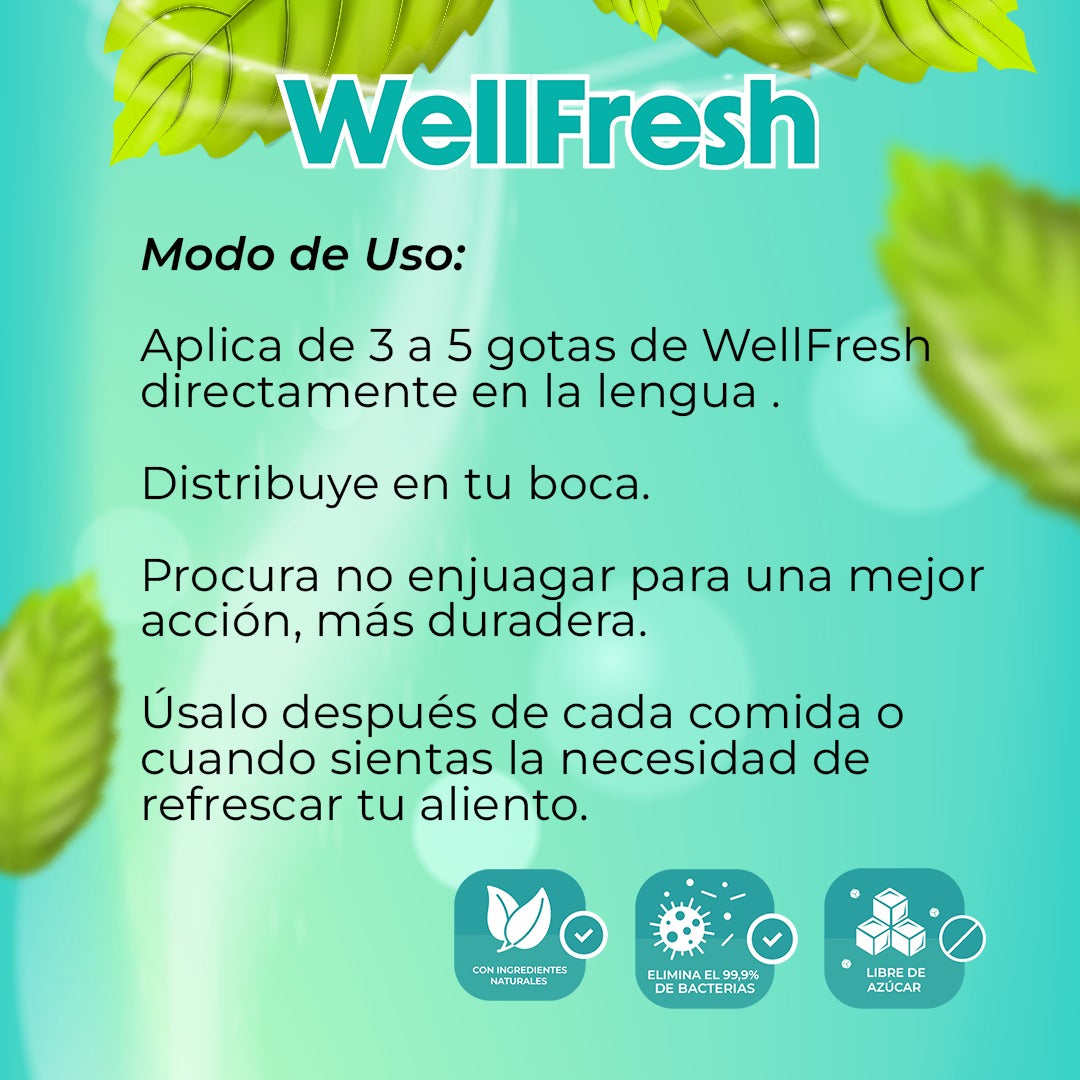 Well Fresh™ | Gotas naturales para el mal aliento